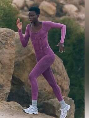 3864. FREE PEOPLE Good Karma Corset  Onesie in Washed purple Sz XS/S NWT $128